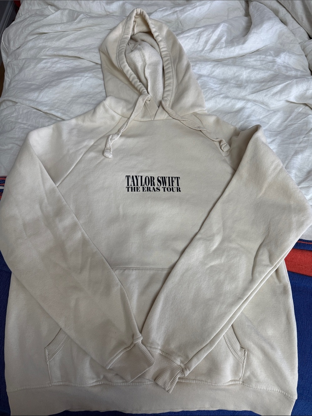 Taylor Swift Cream 'The Eras Tour' Pullover Hoodie